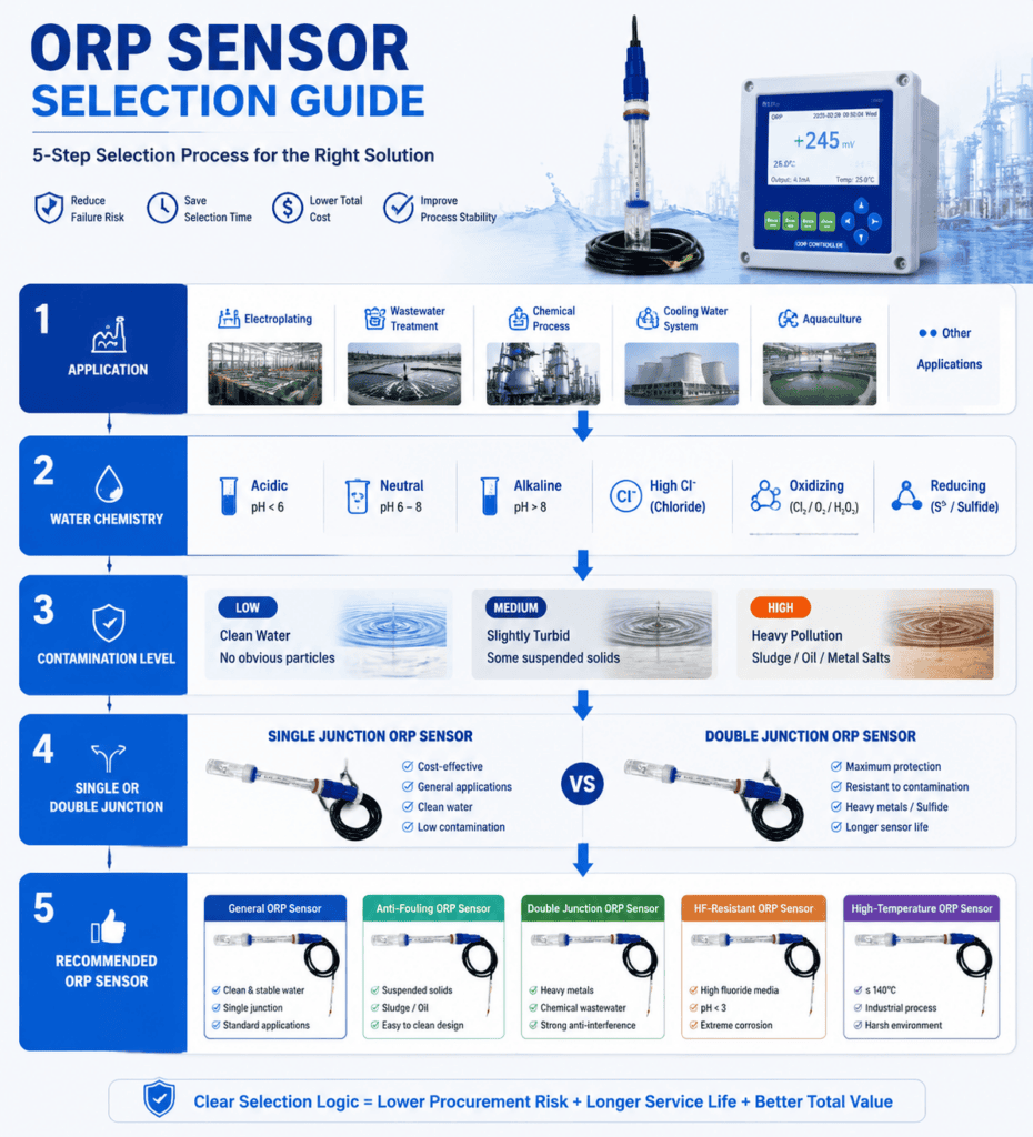 ORP sensor selection guide