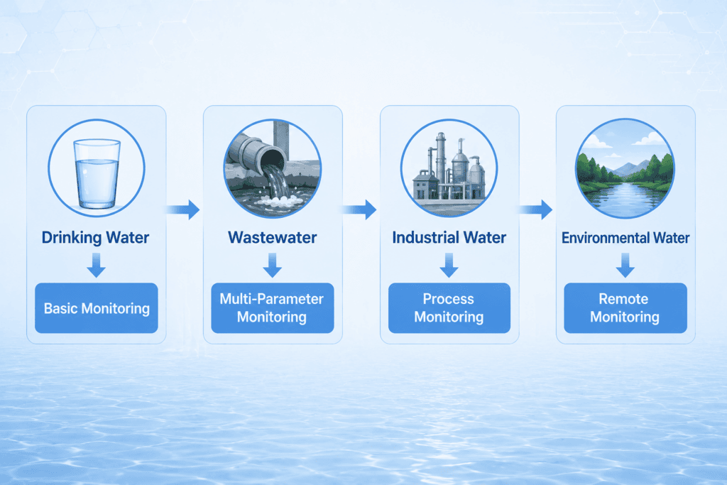 water monitoring system selection guide by application