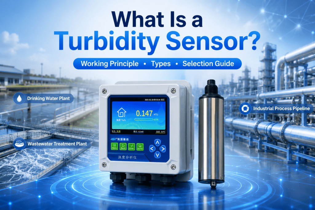 Industrial turbidity sensor used for online water quality monitoring